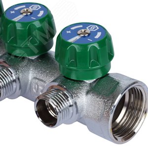 Коллектор распределительный 1'x4 выхода 1/2' - фото 8