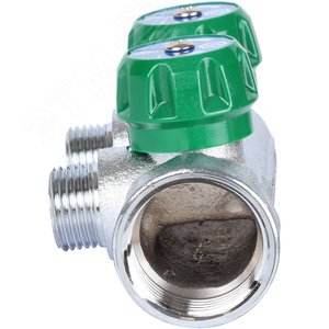 Коллектор регулирующий 1', 2 отвода 1/2' плоское уплотнение - фото 6