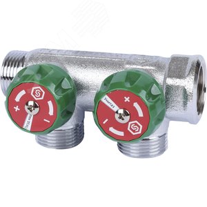 Коллектор распределительный 3/4'x2 выхода 3/4' ЕК - фото 4