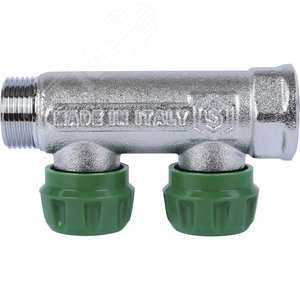 Коллектор распределительный 3/4'x2 выхода 3/4' ЕК - фото 9