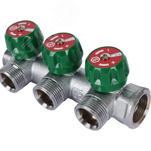 Коллектор распределительный 3/4'x3 выхода 3/4' ЕК - фото 9