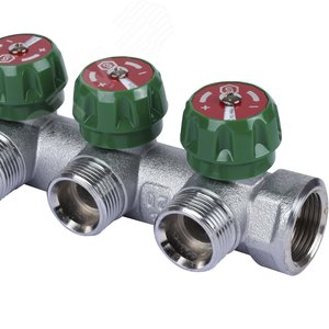 Коллектор распределительный 3/4'x4 выхода 3/4' ЕК - фото 9