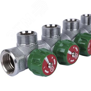 Коллектор распределительный 3/4'x4 выхода 3/4' ЕК - фото 10