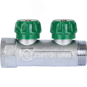 Коллектор распределительный 1'x2 выхода 3/4' ЕК - фото 5