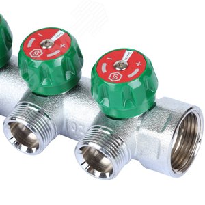 Коллектор распределительный 1'x3 выхода 3/4' ЕК - фото 8