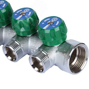 Коллектор распределительный 1'x4 выхода 3/4' ЕК - фото 7