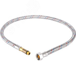 Подводка гибкая для смесителяМ10x35 - 3/8' ВР длина 80 см - фото 1