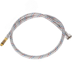 Подводка гибкая для смесителяМ10x35 - 1/2' ВР длина 100 см - фото 1