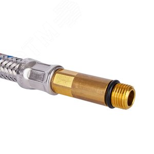 Подводка гибкая для смесителяМ10x35 - 1/2' ВР длина 120 см - фото 6