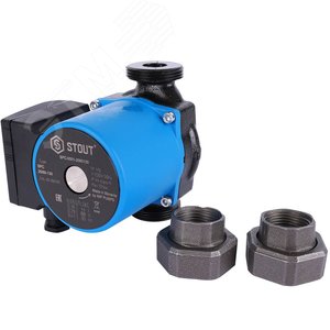 Насос циркуляционный SPC 25/60-130 с гайками - фото 8