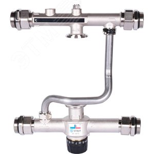 Узел насосно-смесительный с термостатическим клапаном 30-60 град.C, без насоса - фото 4