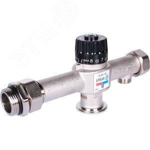 Узел насосно-смесительный с термостатическим клапаном 30-60 град.C, без насоса - фото 8