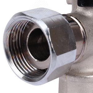 Кран шаровой с накидной гайкой угловой, ВР/накидная гайка, ручка бабочка 1/2x3/4 - фото 8