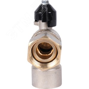 Кран шаровой с накидной гайкой угловой, ВР/накидная гайка, ручка бабочка 3/4x3/4 - фото 6