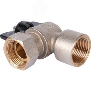 Кран шаровой с накидной гайкой угловой, ВР/накидная гайка, ручка бабочка 3/4x3/4 - фото 7