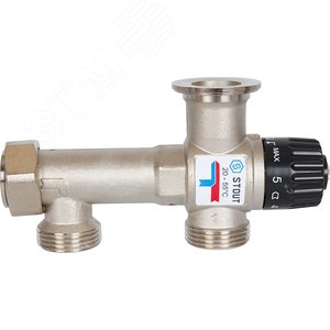 Узел насосно-смесительный с термостатическим клап ном 20-55гр, без насоса - фото 7