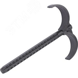 Дюбель-крюк двойной для труб д.32мм, длина 110 мм - фото 7