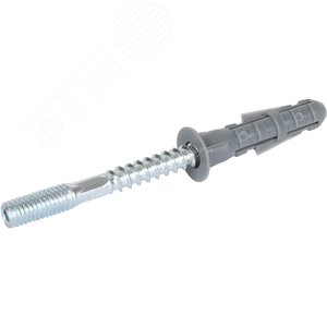 Двойной хомут для труб, комплект хомут+шпилька шуруп +дюбель пластиковый 3/8' (15-19) - фото 11