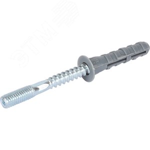 Двойной хомут для труб, комплект хомут+шпилька шуруп +дюбель пластиковый 3/4' (25-29) - фото 7