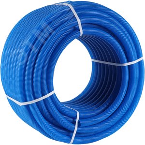 Труба гофрированная 23 синяя, для трубы 16, бухта 50м - фото 5