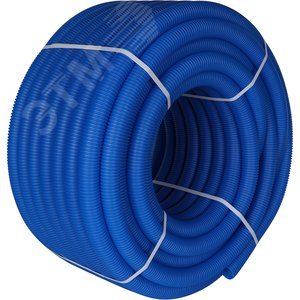 Труба гофрированная ПНД, цвет синий, наружным диаметром 35 мм для труб диаметром 25 мм SPG-0001-503525 STOUT - 2