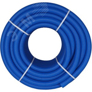 Труба гофрированная ПНД, цвет синий, наружным диаметром 35 мм для труб диаметром 25 мм SPG-0001-503525 STOUT - 4