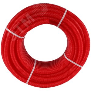 Труба гофрированная ПНД, цвет красный диаметр 23 мм для трубы 16 SPG-0002-502316 STOUT - 4