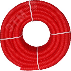 Труба гофрированная ПНД, цвет красный, наружным диаметром 35 мм для труб диаметром 25 мм SPG-0002-503525 STOUT - 2