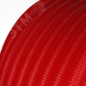 Труба гофрированная ПНД, цвет красный, наружным диаметром 35 мм для труб диаметром 25 мм SPG-0002-503525 STOUT - 5