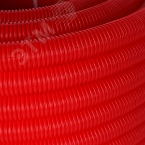 Труба гофрированная ПНД, цвет красный, наружным диаметром 35 мм для труб диаметром 25 мм SPG-0002-503525 STOUT - 6
