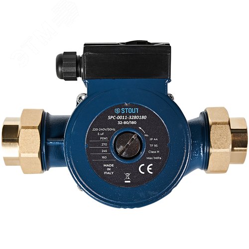 Циркуляционный насос 32-80/180 с латунными гайками G2 x Rp 1 1/4 - фото 1