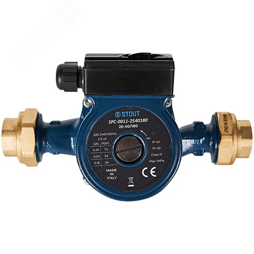 Циркуляционный насос 25-40/180 с латунными гайками G 1 1/2 x Rp 1 - фото 1