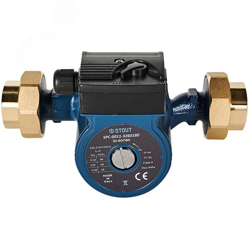 Циркуляционный насос 32-60/180 с латунными гайками G2 x Rp 1 1/4 - фото 3