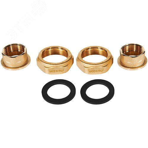 Присоединительный комплект G1 1/2x Rp1 из латуни  с прокладками - фото 3