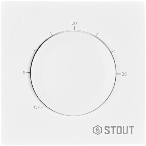 Термостат теплого пола 16А белый - фото 1