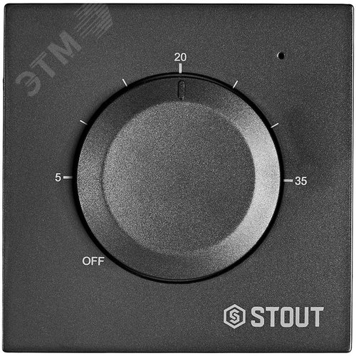 Термостат универсальныйа 3А, ON/OFF черный - фото 2