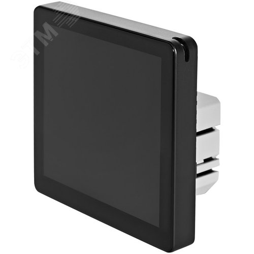 Терморегулятор теплого пола 16А, TFT, NTC 10К - 2м, черный - фото 1