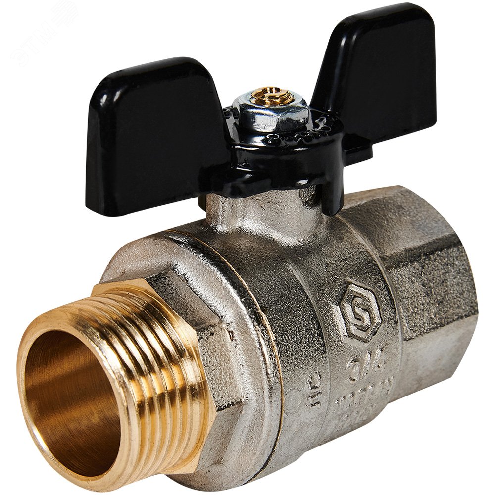 Изображение товара Кран шаровой STOUT SVB-0004-200020 3/4" ВН, бабочка Изображение товара Кран шаровой STOUT SVB-0004-200020 3/4" ВН, бабочка