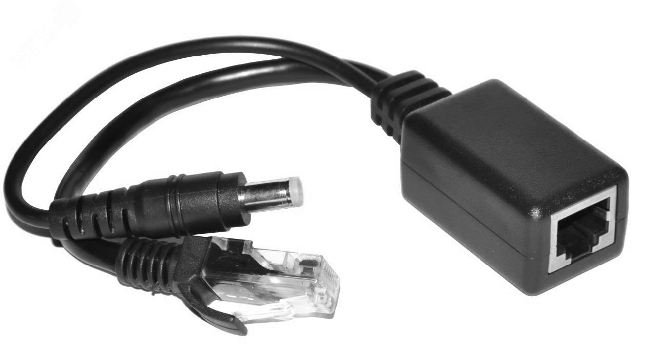 Комплект пассивный (инжектор + сплиттер) для передачи PoE по кабелю Cat 5e. PPK-11 OSNOVO - превью 2