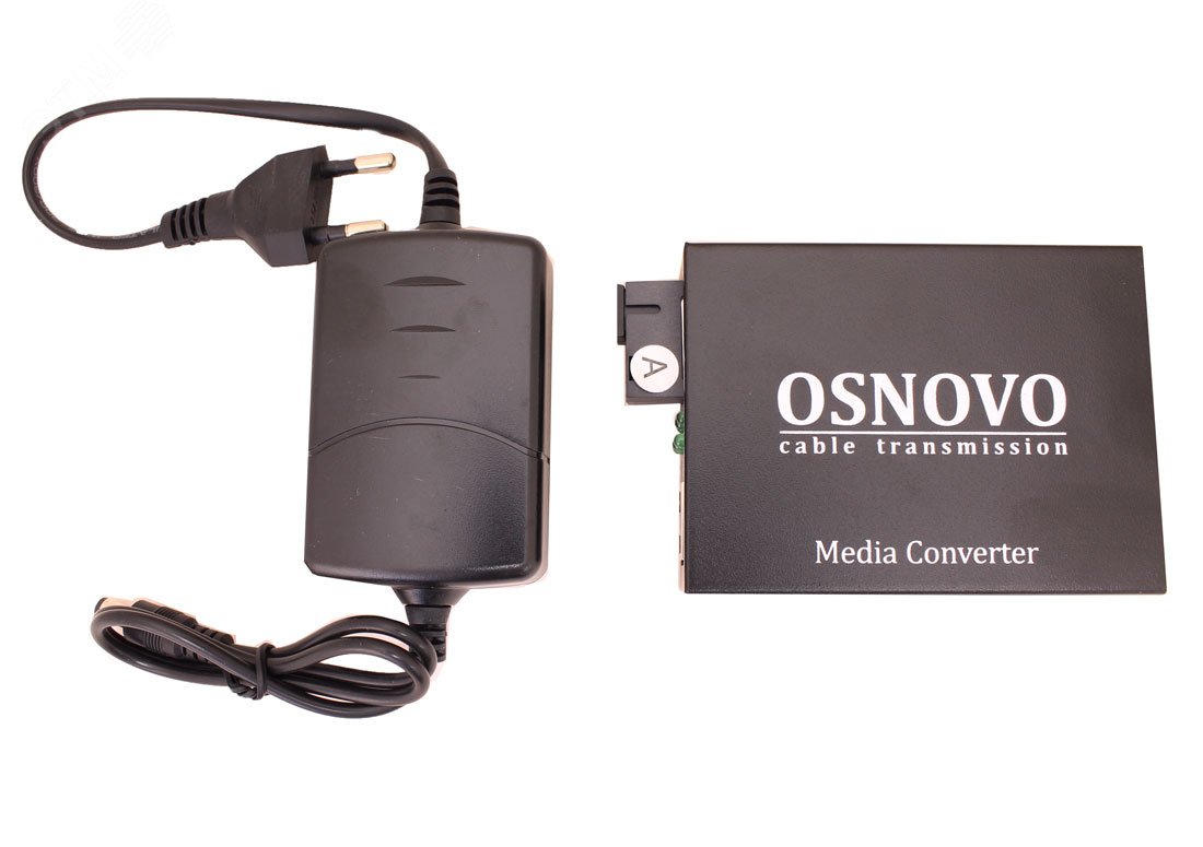 Медиаконвертер оптический 1хRJ45 10/100/1000 Мб/с, для кабеля до 20 км OMC-1000-11S5a OSNOVO - превью 4