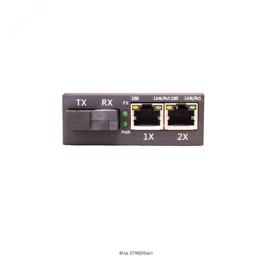 Медиаконвертер оптический 2хRJ45 10/100 Мб/с, 1хSC 100 Мб/с, для кабеля до 20 км OMC-100-21S5a OSNOVO - превью 3