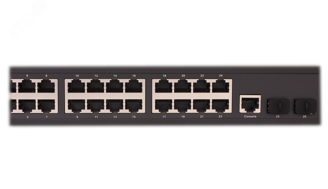 Коммутатор управляемый (L2+) Gigabit Ethernet на 26 портов.Порты 24 x GE (10/100/1000Base-T) + 2 x GE SFP (1000Base-x) SW-72402/L2 OSNOVO - превью 4