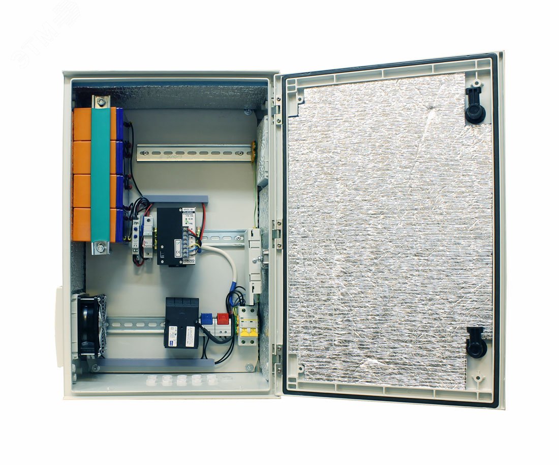 Термошкаф в пластиковом корпусе с обогревом, вентиляцией, оптическим кроссом и резервным питанием, IP54, -60град. до +50град.С, 400x600x230 мм OSP-46VB1 OSNOVO - превью