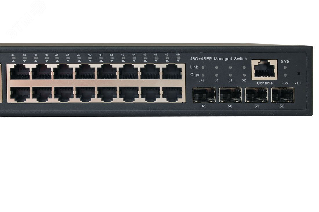 Коммутатор управляемый 48 портов + 4 порта GE SFP серии L2 SW-84804/L(800W) OSNOVO - превью 2