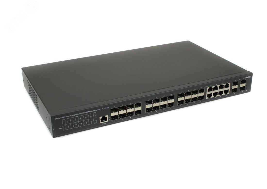 Коммутатор управляемый L3 36 портов RJ45/Combo/SFP 1000 10000 (10G) Мб ...