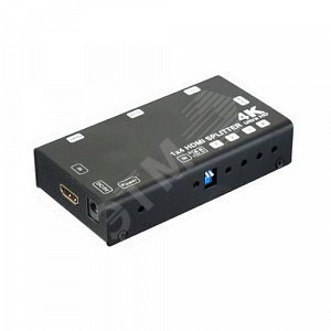 Разветвитель hdmi сигнала 1 вход 4 выхода dd414a vcom