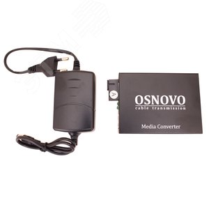 Медиаконвертер оптический 1хRJ45 10/100/1000 Мб/с, для кабеля до 20 км OMC-1000-11S5a OSNOVO - 4