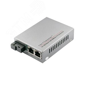 Медиаконвертер оптический 2хRJ45 10/100 Мб/с, 1хSC 100 Мб/с, для кабеля до 20 км