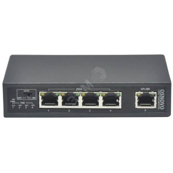 Коммутатор управляемый Web Smart PoE Fast Ethernet на 5 портов 4хFE(10/ ...