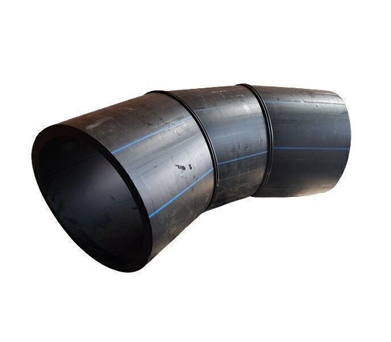 Отвод сварной 3-сегментный SDR17 d225 86 градусов